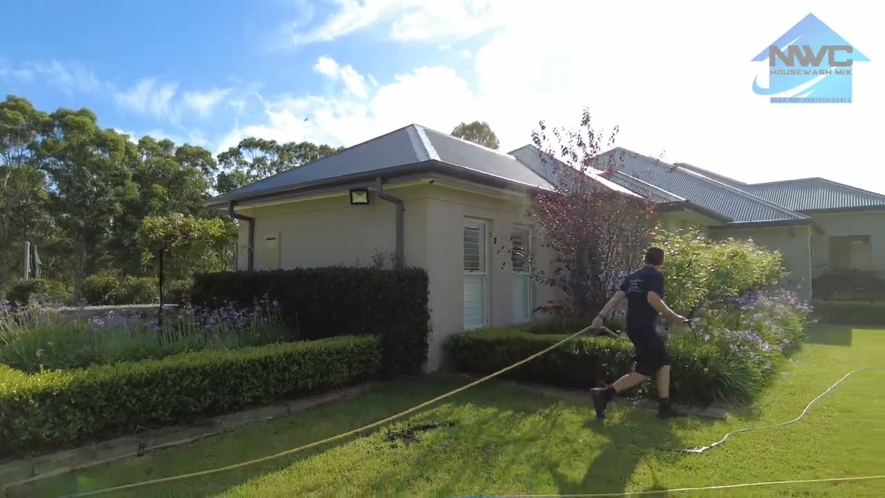 House washing -  A quick & basic rundown