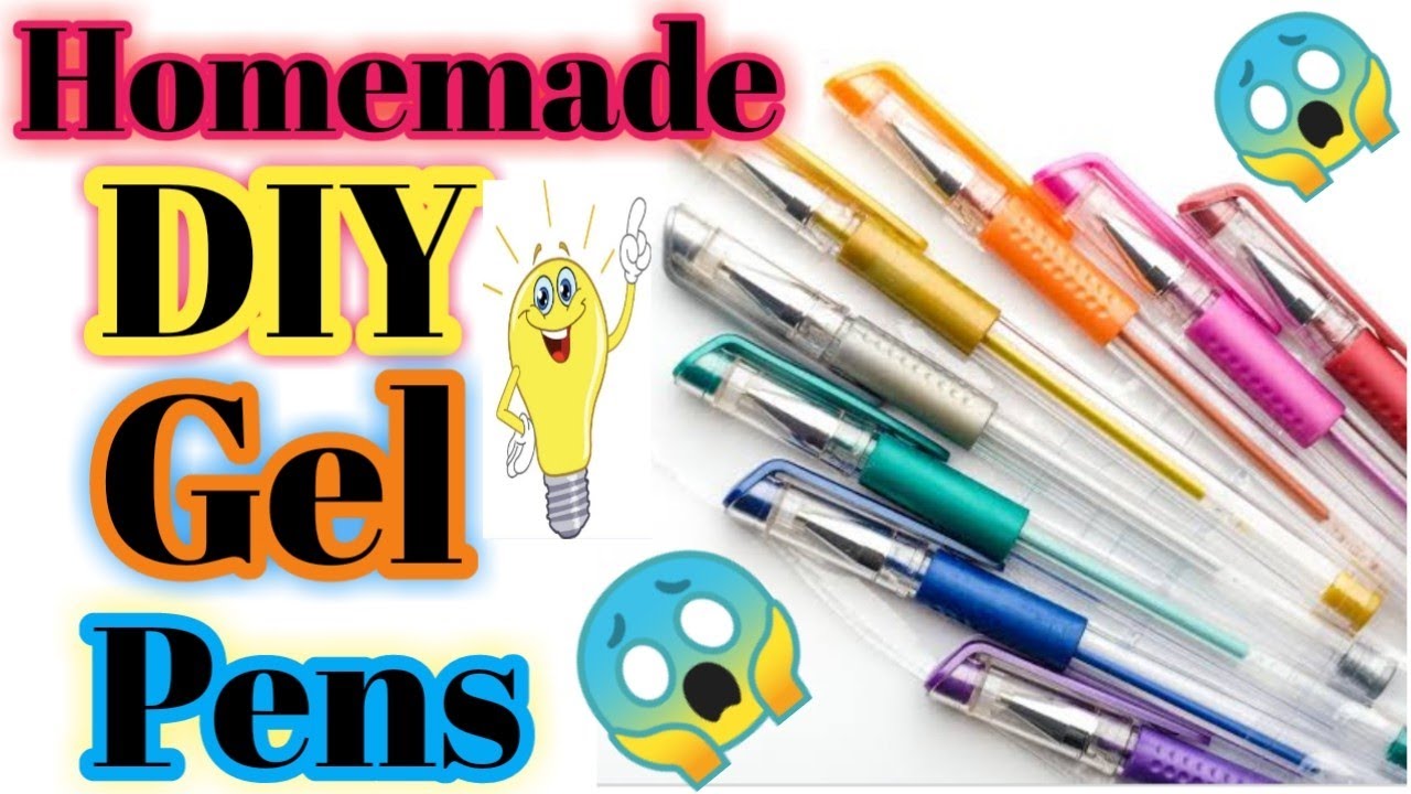 How To Make A Your Own DIY Gel Pens / Homemade DIY Gel Pens..