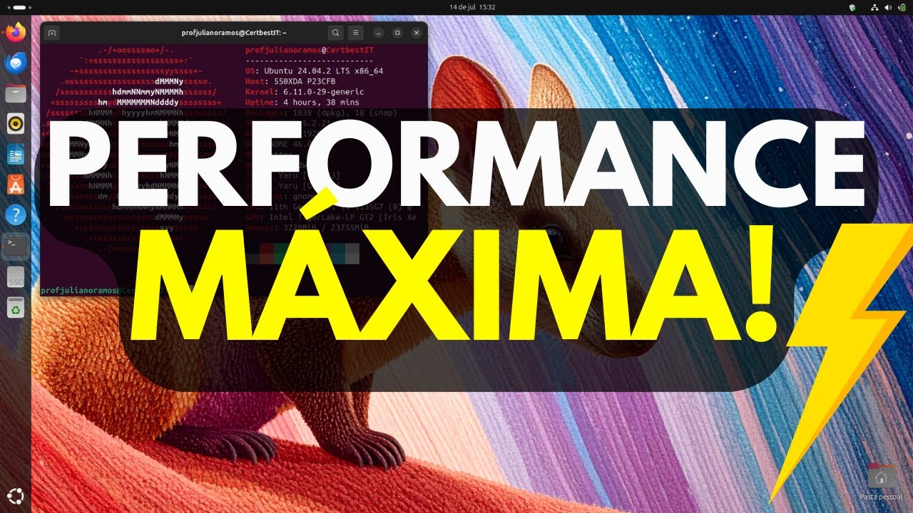 ✨ Ubuntu Linux Performance M&aacute;xima - 1%CPU - 1.3GB RAM! 🚀💻