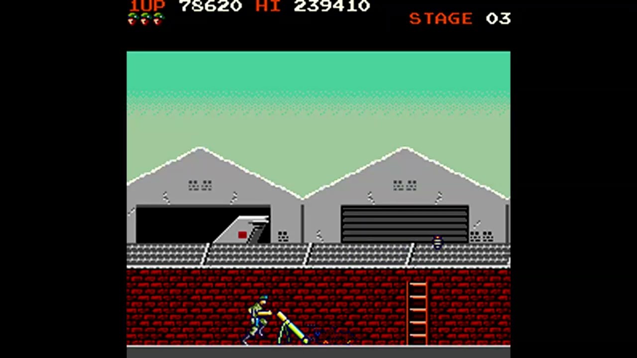 Green Beret (Rush 'n Attack) Arcade One Life Clear by Hiei- (No Autofire)
