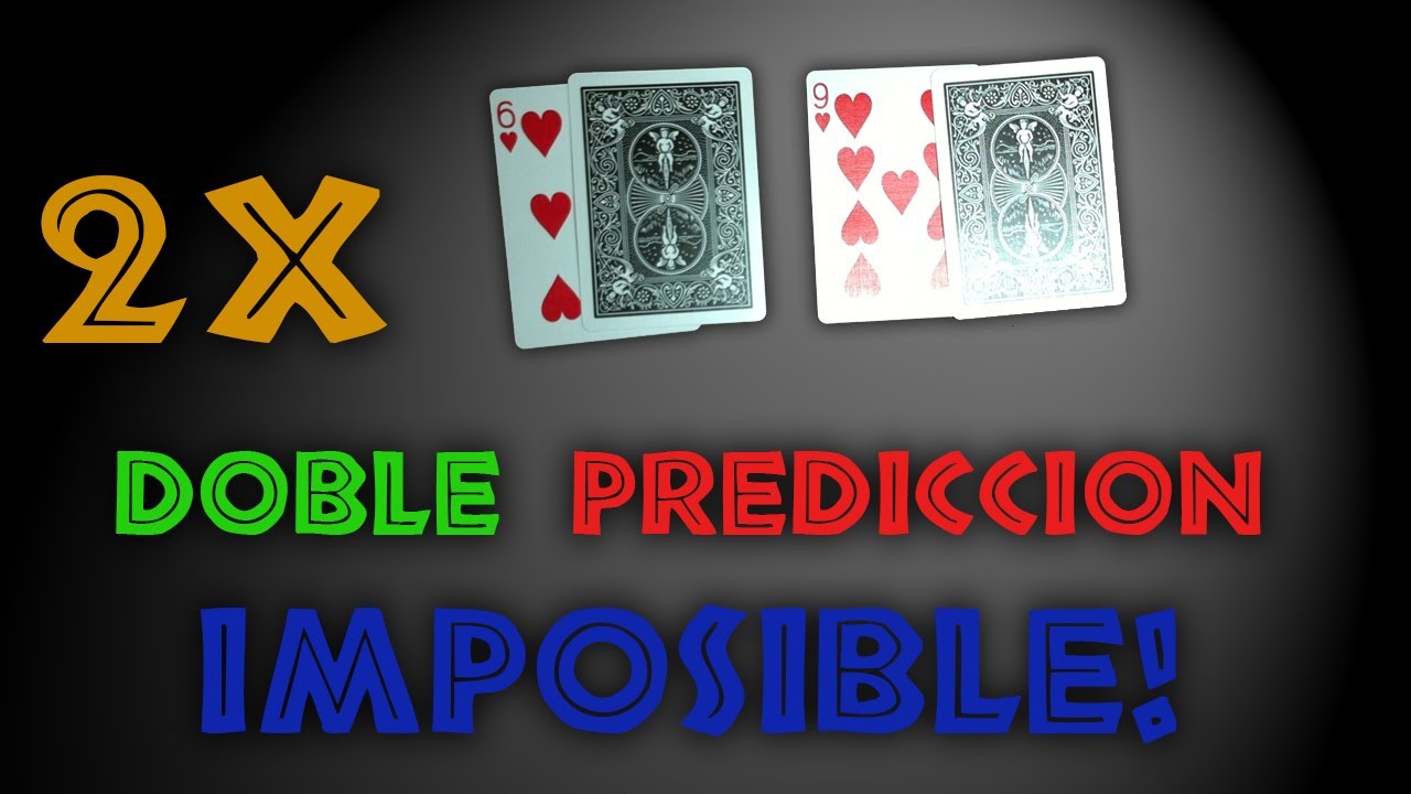 Truco con cartas REVELADO: Doble predicción IMPOSIBLE!