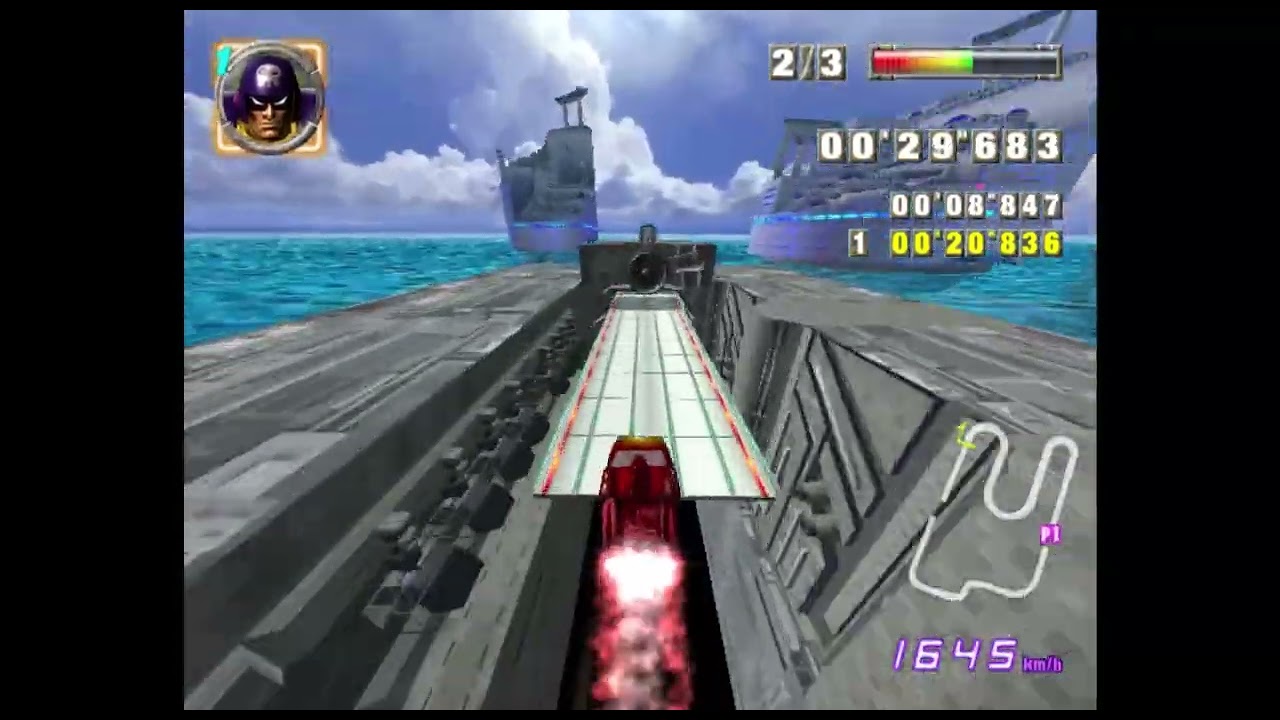 F-Zero GX Unleashed 5.0.4 - Big Blue Drift Highway in 0'53