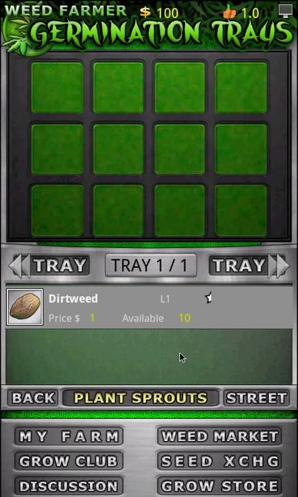 Weed Farmer - The Online Marijuana Growing Game for Android Mobile Phones