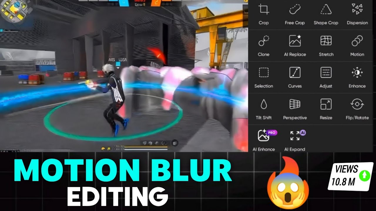 How to add motion blur in your gameplay in capcut 🔥| how to add motion blur in capcut