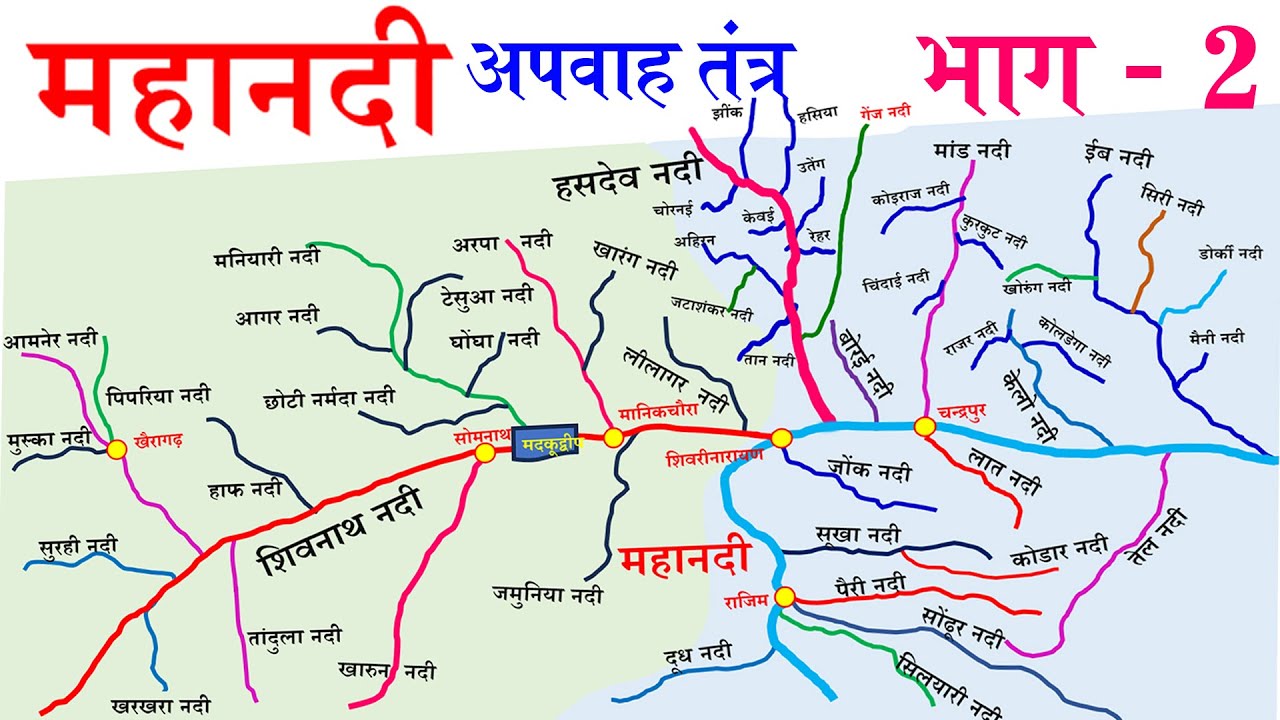 महानदी अपवाह तंत्र (भाग-2) | Mahanadi Drainage System (Part-2) | Umang Tutorials