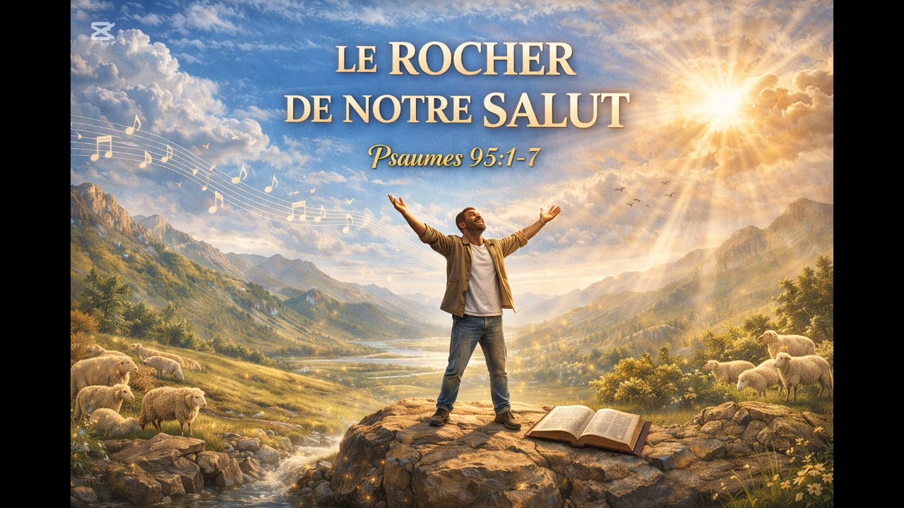 Le rocher de notre salut - chanson du Psaumes 95:1-7