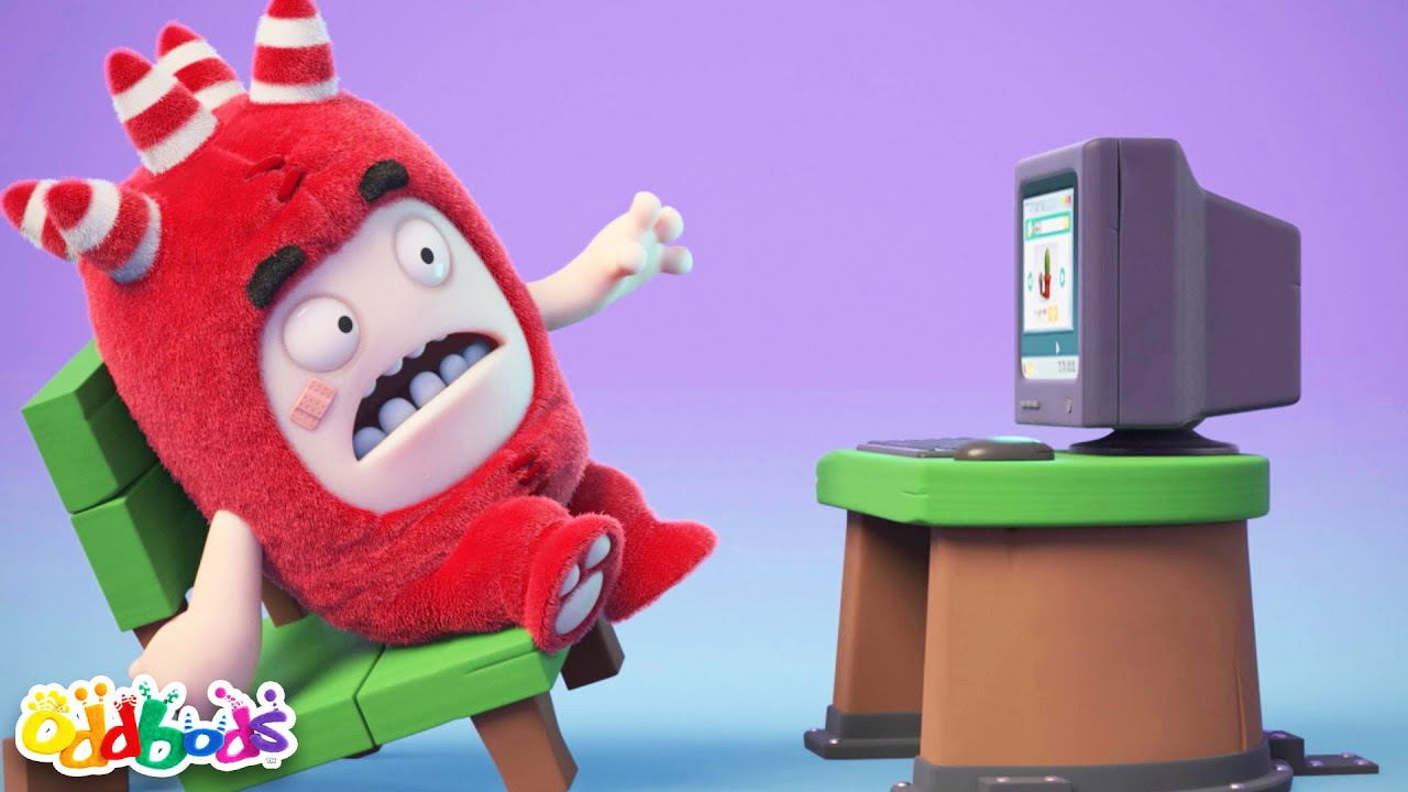 Kaputter Stuhl: Fuses Sitzproblem! |  Oddbods Deutsch | Lustige Cartoons für Kinder