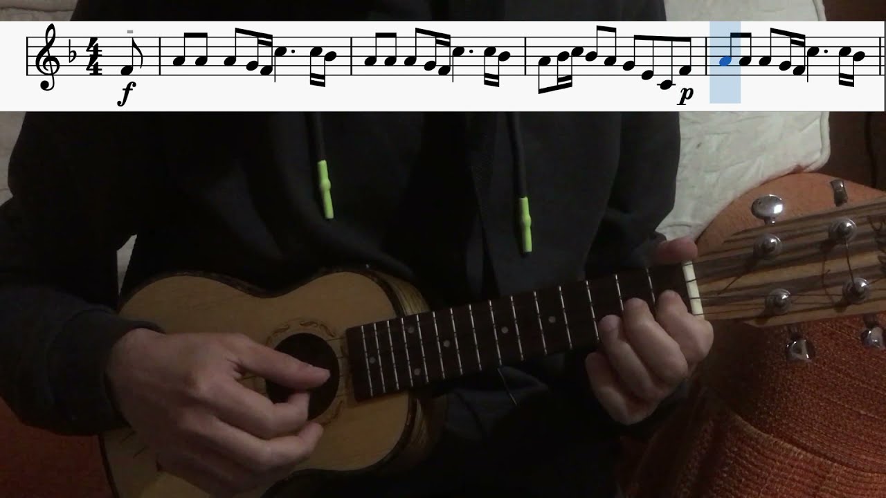 Vivaldi – La primavera – tutorial ukulele (FA MAGGIORE)