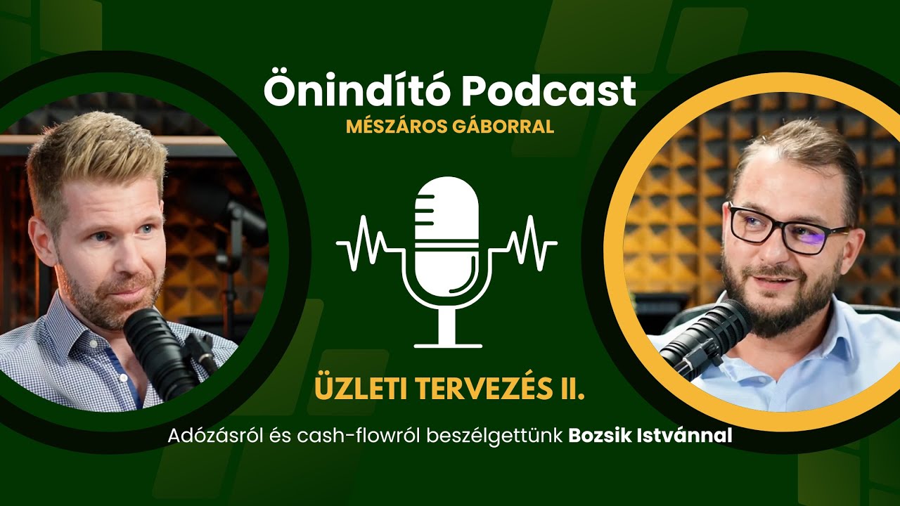 Adózás és cash-flow menedzsmentről beszélgettünk Bozsik Istvánnal az Önindító podcastban