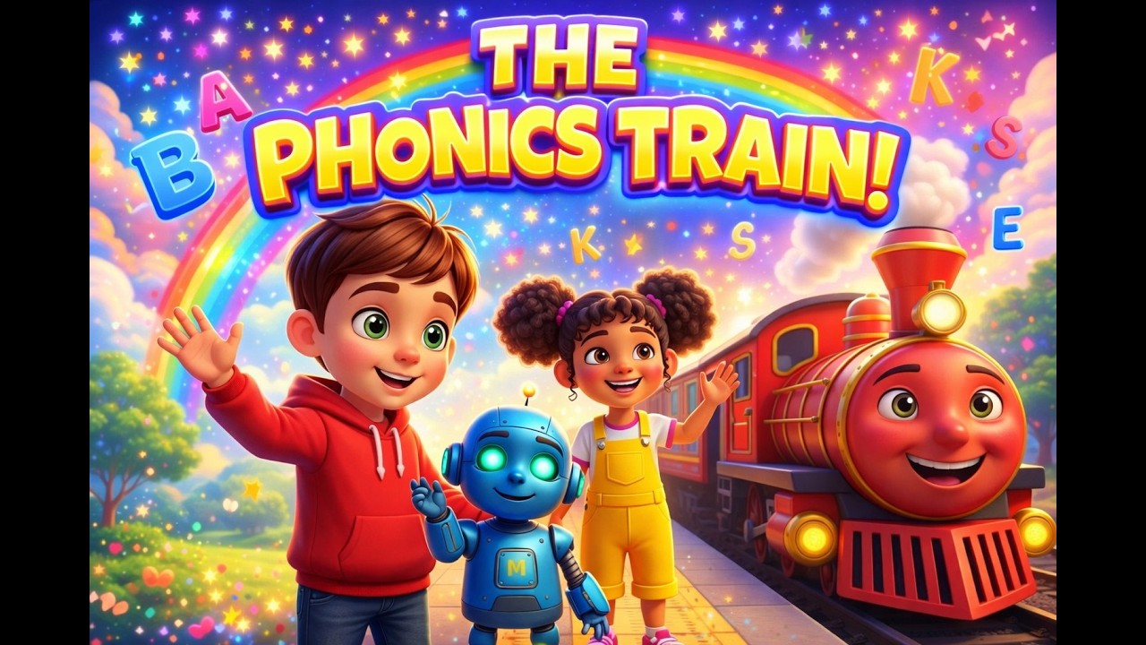 The Phonics Train  | ABC Letter Sounds Song for Kids