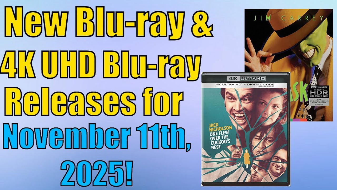 Новые релизы Blu-ray и 4K UHD Blu-ray 11 ноября 2025 года!