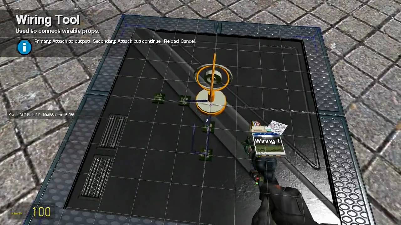 Gmod Tutorial 6, Part 1/3, Hovering Auto Balancing Plate, Gyroscope & Delta Tutorial