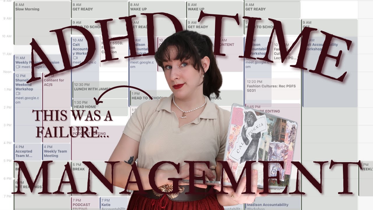 I tried time blocking for my ADHD so you don't have to & I HATED it | ADHD TIME MANAGEMENT