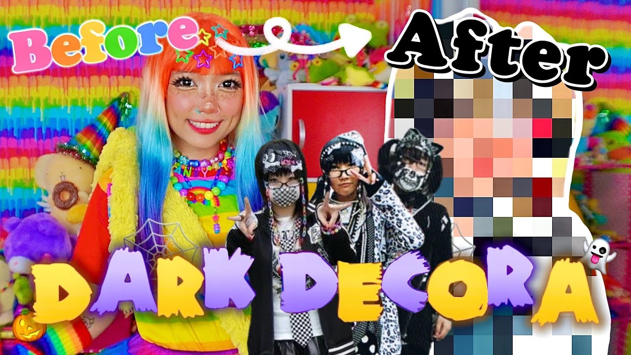 2000s Dark Decora Kei Transformation 🖤