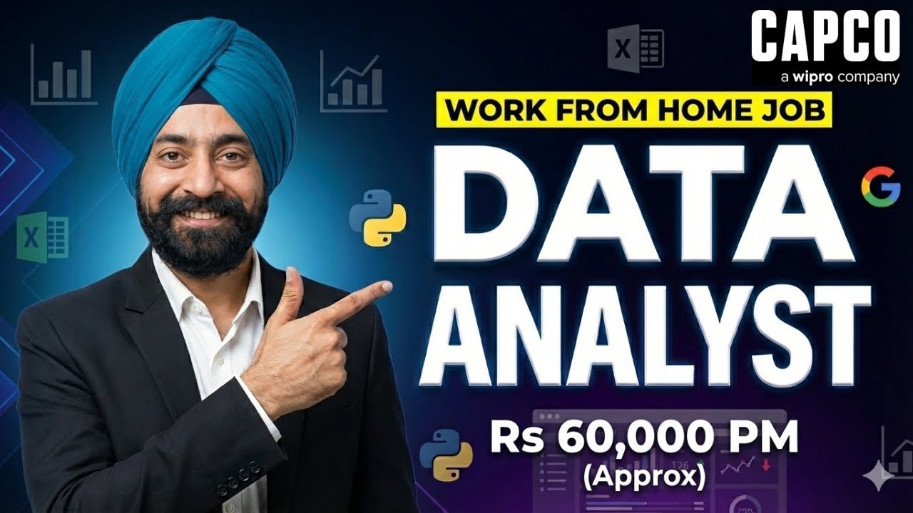 Data Analyst Work From Home Job at Capco | Wipro Company Careers | Remote Job