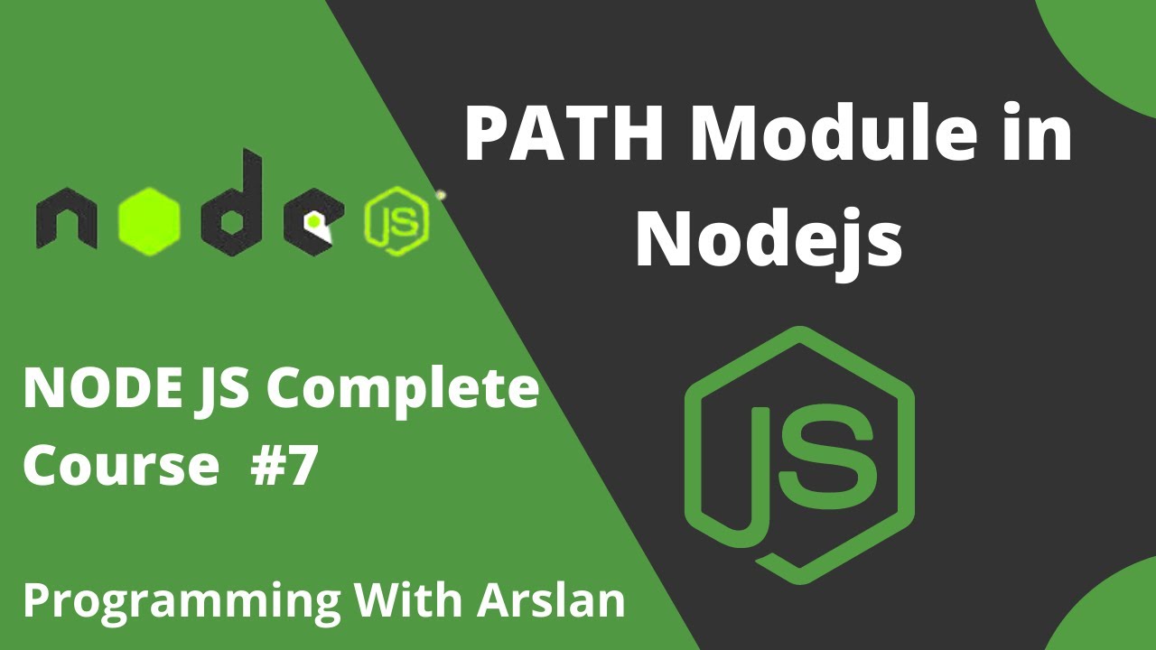 Learn About Path Module In Nodejs | Master Nodejs #7 | Nodejs Course For Beginners