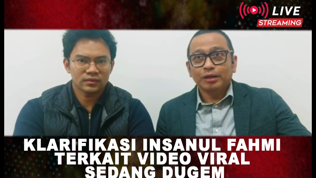 Klasifikasi Insanul Fahmi terkait Video Viral sedang Dugem 