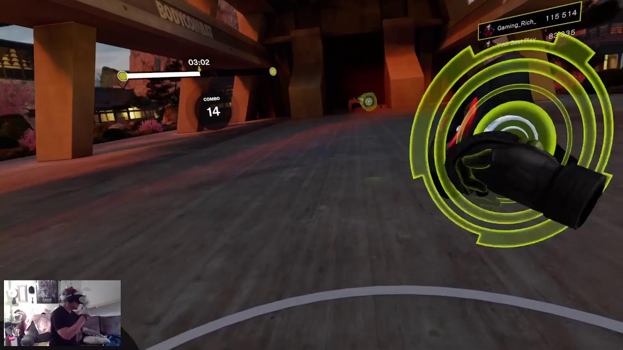 VR boxing training