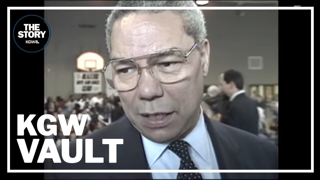 KGW Vault: Colin Powell in Portland in 1997