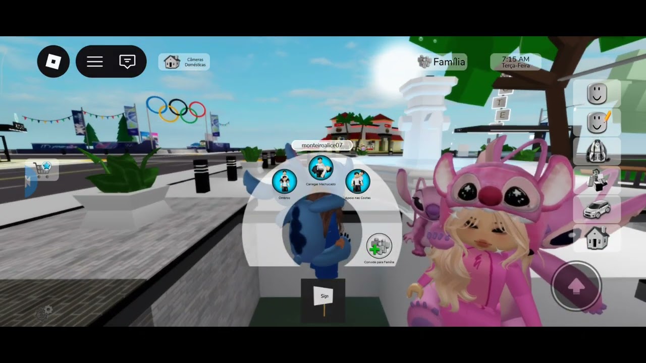 Hoje eu e Alice a gente vai fazer skin do Stitch e da Angel