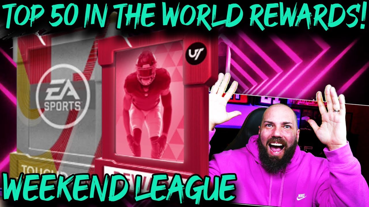 I PULLED THE HIGHEST OVERALL....TWICE! TOP 50 IN THE WORLD WEEKEND LEAGUE! [MADDEN 21]