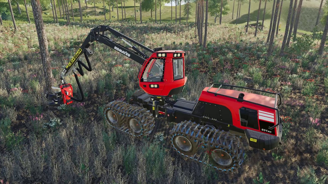 Farming simulator 19  -  Logging Time lapse