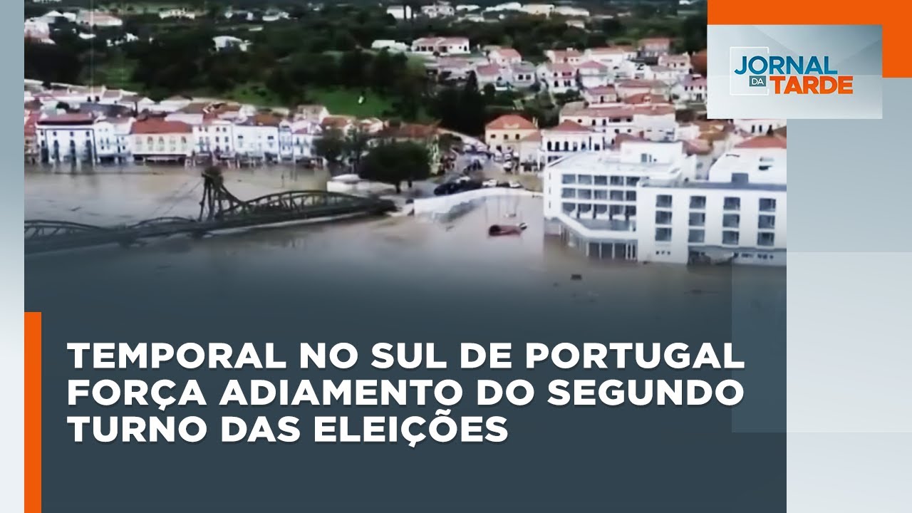 Temporal no sul de Portugal força adiamento do segundo turno das eleições