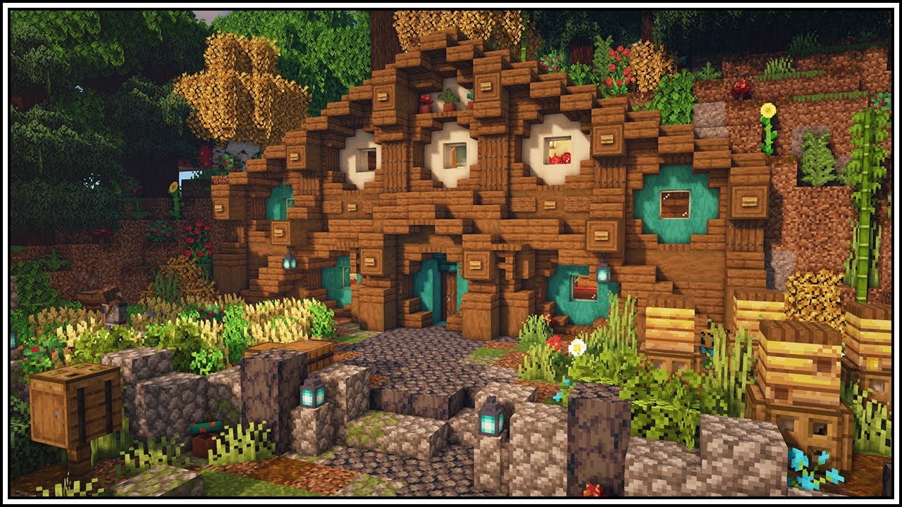 Давайте построим грандиозную нору хоббита в Minecraft!