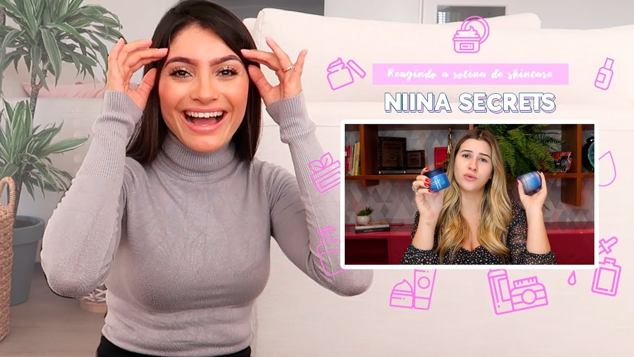 Reagindo a rotina de skincare de Niina Secrets | Thamires Nascimento