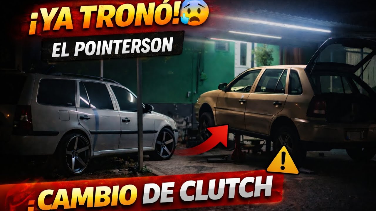 ¡YA TRONÓ! 😰 Cambio de clutch en un Pointer | Paso a paso