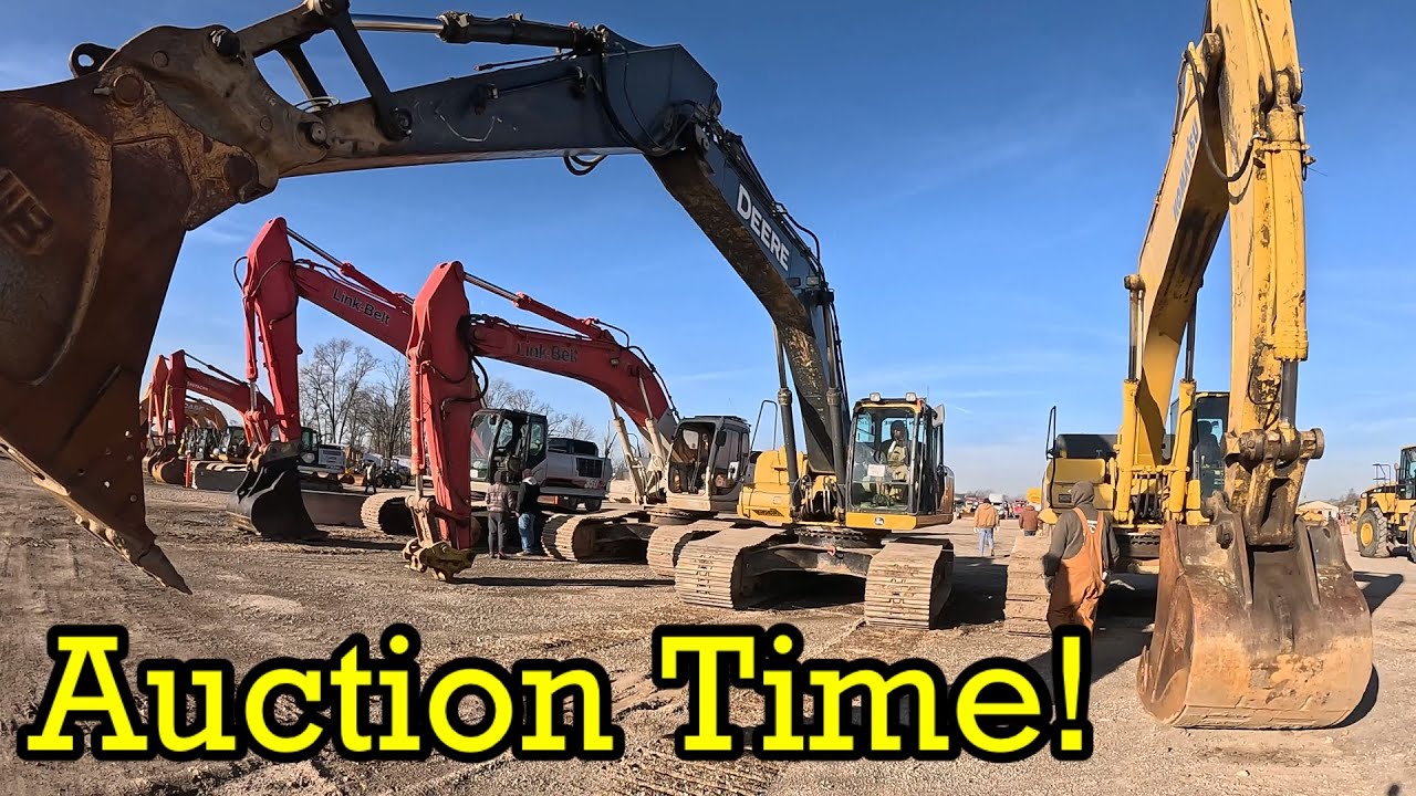 Heavy Equipment and truck auction with all the good stuff.. What did I buy?