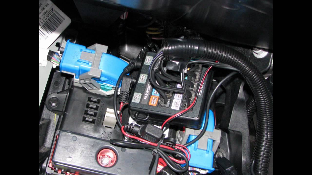 Escort Passport 9500ci Install on C6 - Part 3