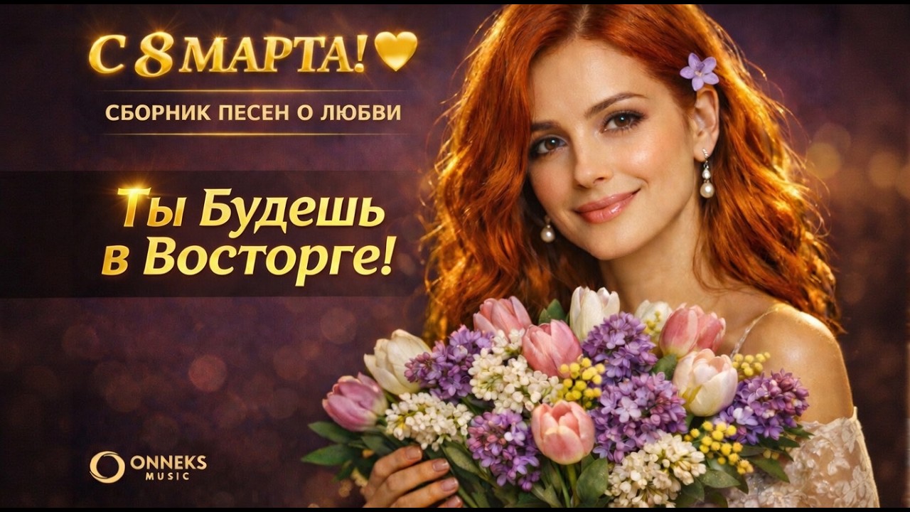 ❤️ С 8 МАРТА, Любимые Женщины! 💐 Сборник Песен о Весне и Любви | Onneks Music