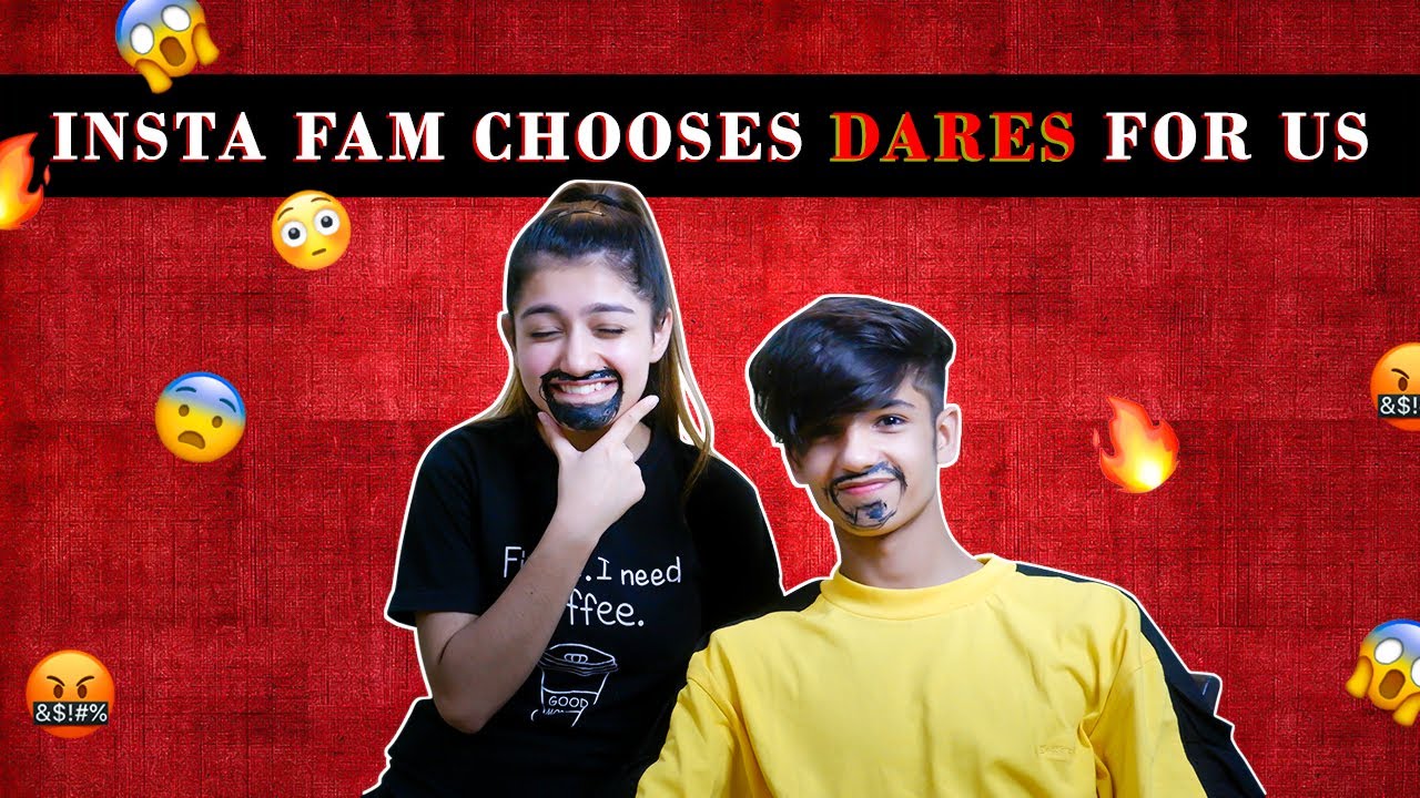 INSTA FAM CHOOSES DARES FOR US😰|| PART-2 || AMULYA RATTAN || @Tarun Kinra Vlogs