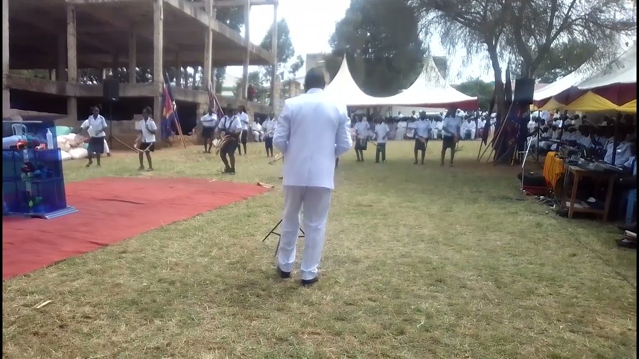 Timbrels presentation during divisional gathering at Eldoret Citadel
