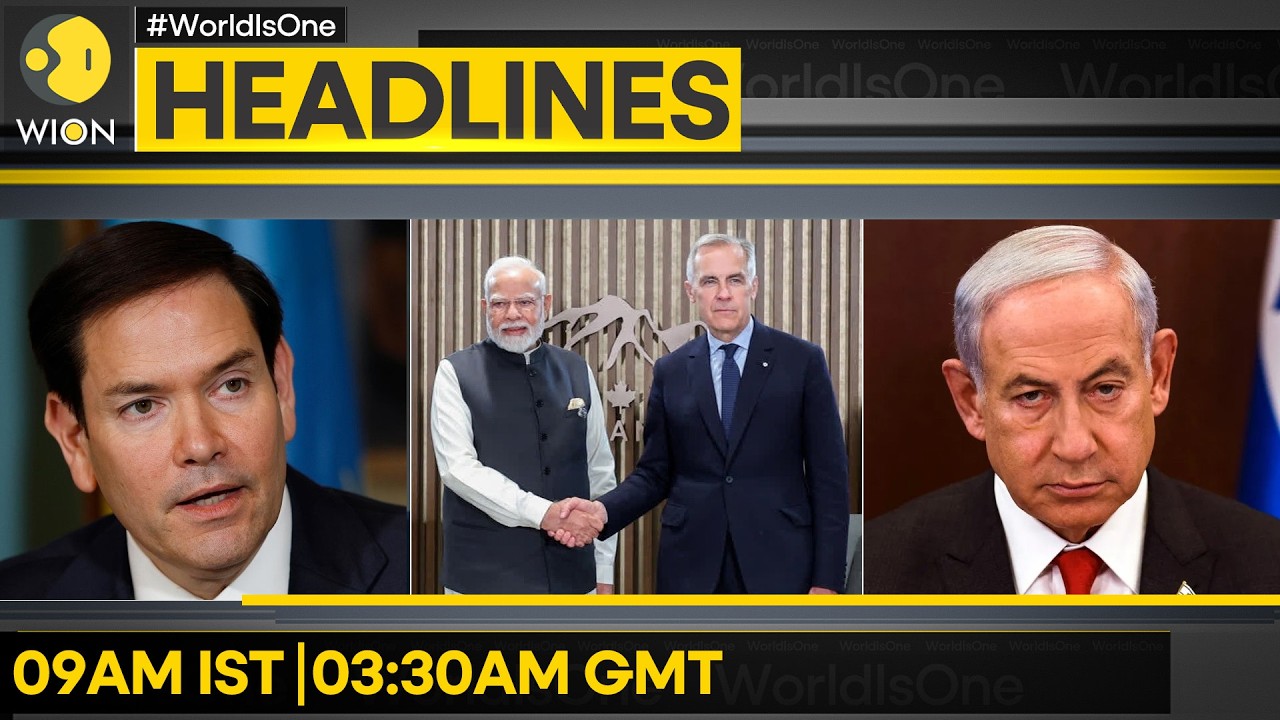 Rubio Urges Iran To Negotiate on Missiles | Canada Changes Stance on India | WION Headlines