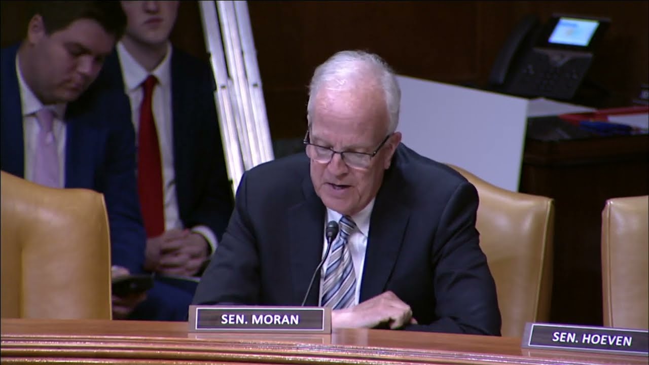 Sen. Moran Questions Defense Sec. Austin Regarding Reports of Paused Weapon Shipments to Israel