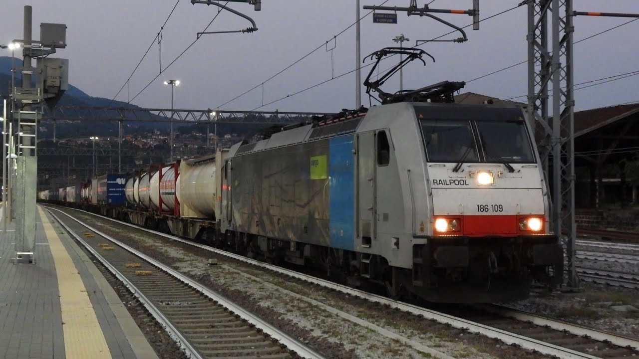 TRENI ALLE STAZIONI TRA ITALIA E SVIZZERA:LUINO E MACCAGNO! PT.2