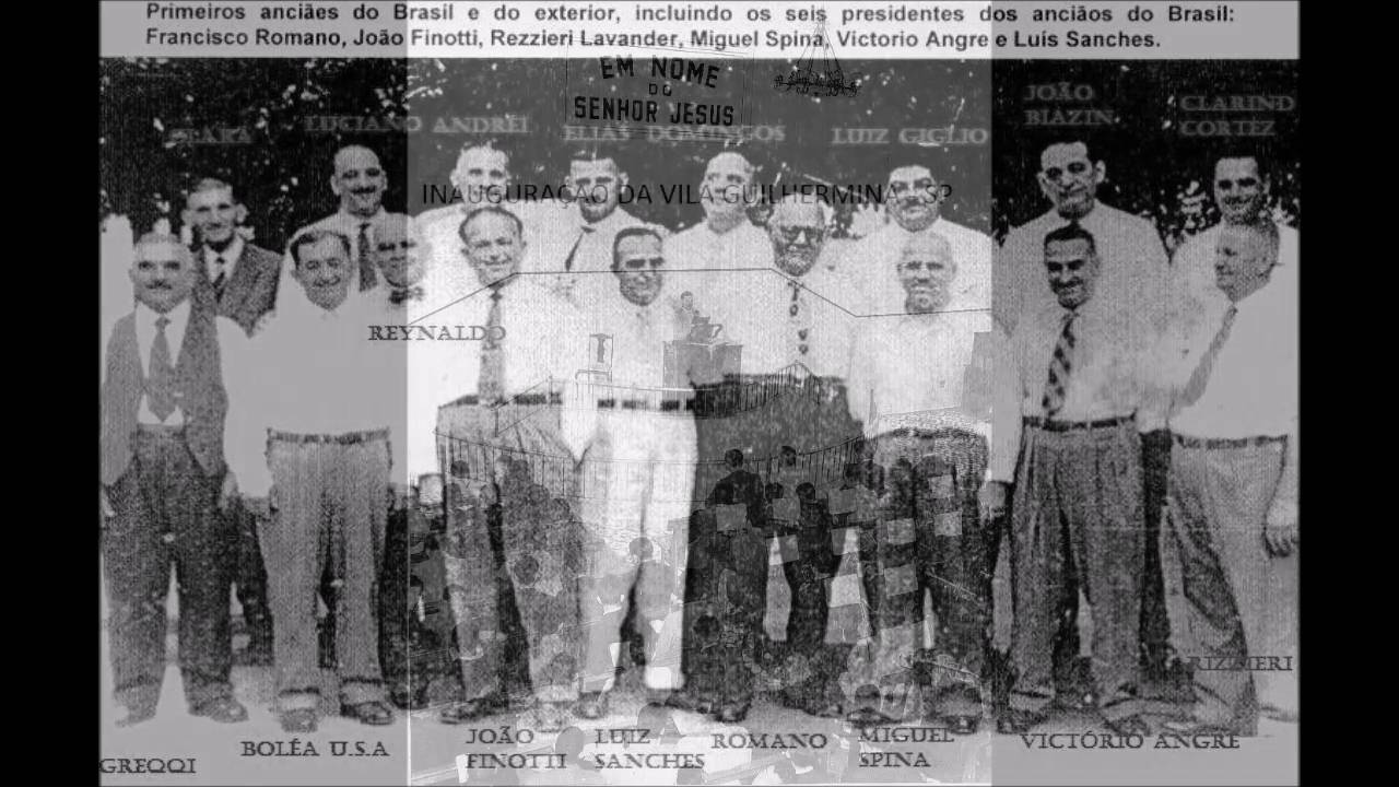 Homenagem aos primeiros anciões do Brasil ....(1910 ) Hinário (3)