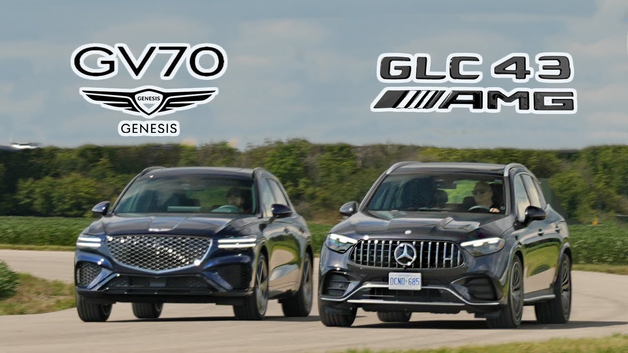 Разница в 30 тысяч долларов! Mercedes GLC43 AMG 2024 года против Genesis GV70 3.5T. Стоит ли пере...