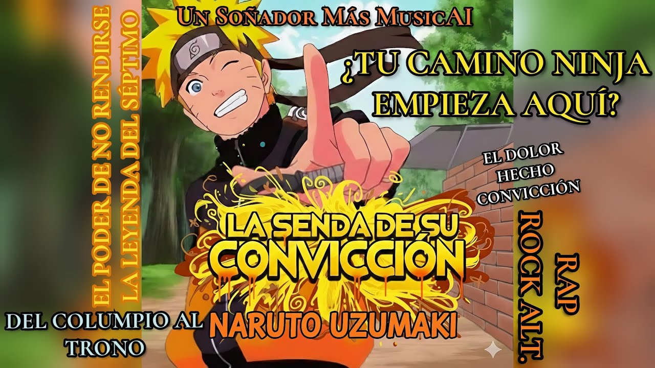 NARUTO UZUMAKI RAP ROCK ALT. - LA SENDA DE SU CONVICCIÓN (NARUTO SHIPPUDEN) UN SOÑADOR MÁS 