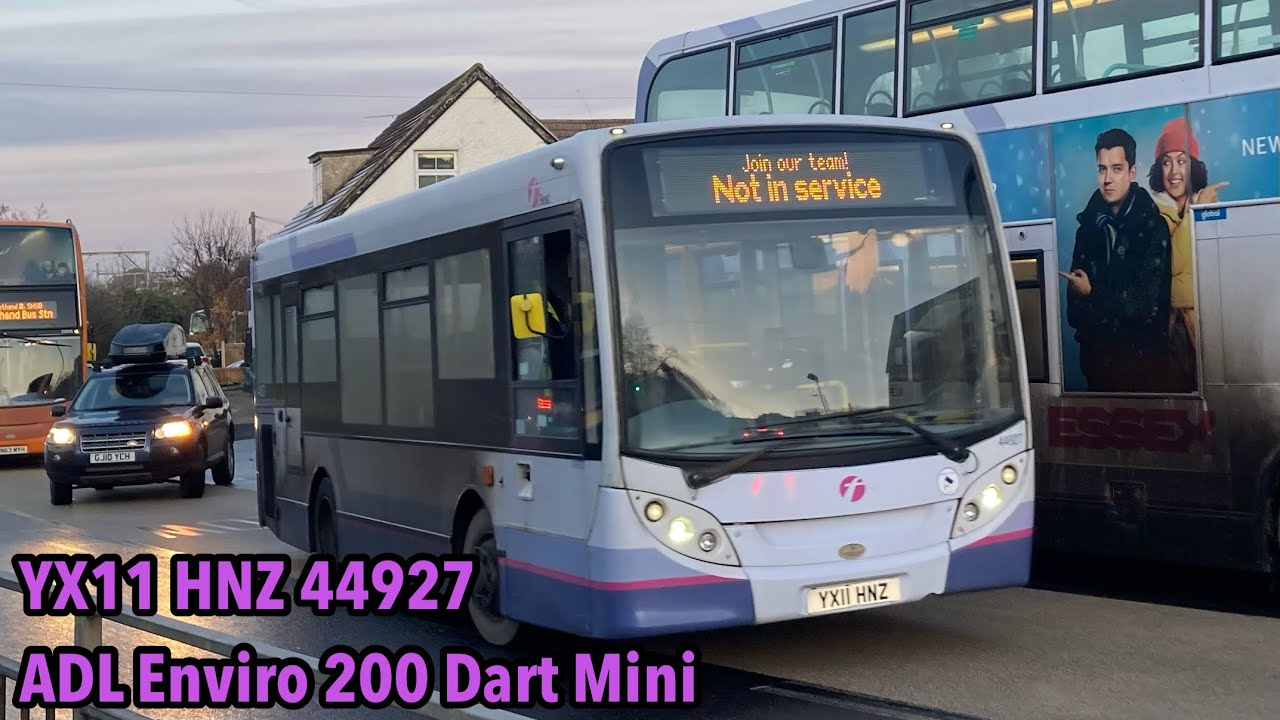 First Essex Route 63 | ADL Enviro 200 Dart Mini | YX11 HNZ 44927