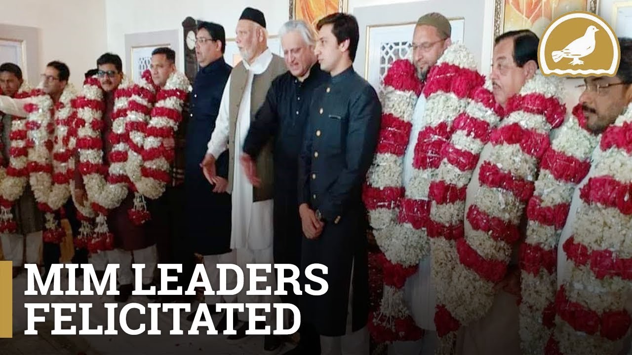 Owaisi Brothers and MLA's Felicitated by Mahboob Alam Khan