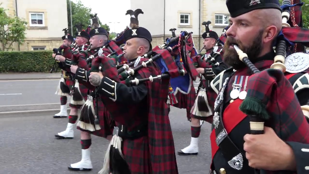 The SCOTS Parade through Hamilton