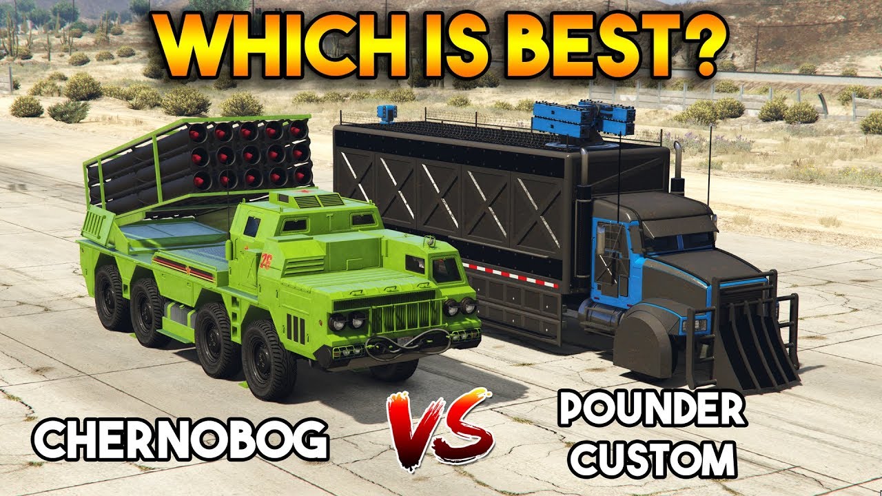 GTA 5 ONLINE : CHERNOBOG vs POUNDER CUSTOM (WHICH IS BEST?)