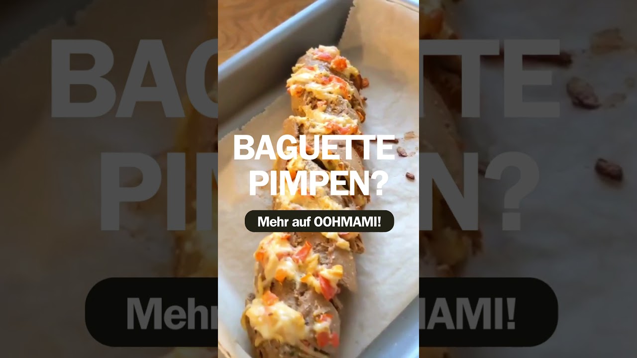 Kräuterbaguette pimpen - schnelle Idee mit fertigem Kräuterbaguette