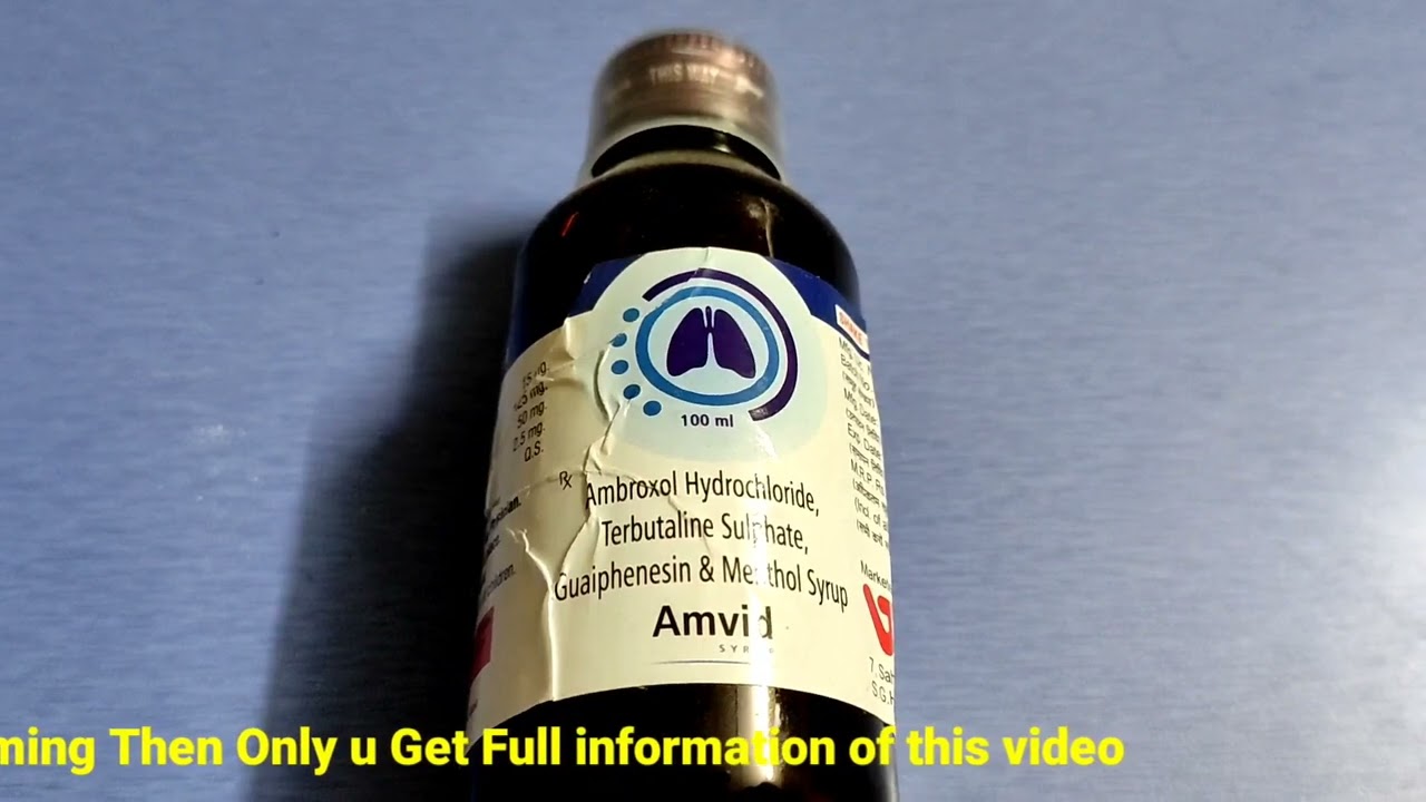 Amvid syrup for cough and dry cough, cold uses and sideeffects review || Medicine Health