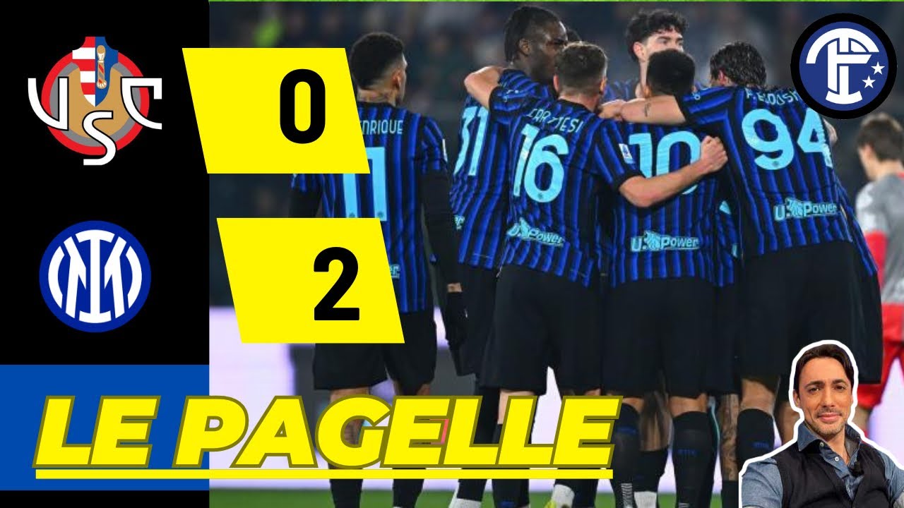 ✍🏻 LE PAGELLE DI TRAMONTANA CREMONESE - INTER 