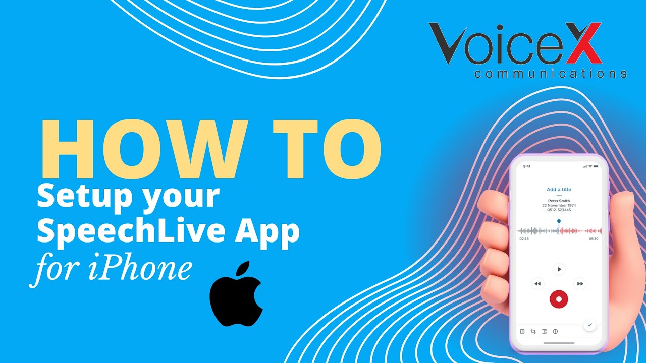 How to install & set up your Philips SpeechLive Dictation App for iPhone