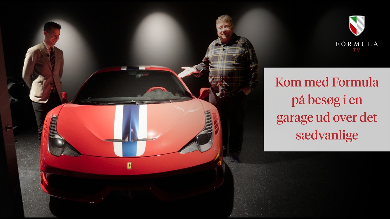 Kom med Formula p&aring; bes&oslash;g i en garage ud over det s&aelig;dvanlige
